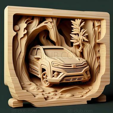 3D модель Honda CR V (STL)